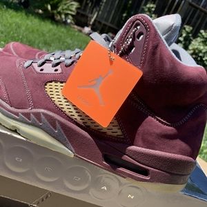 Air Jordan 5 Burgundy 2006 release DS size 13